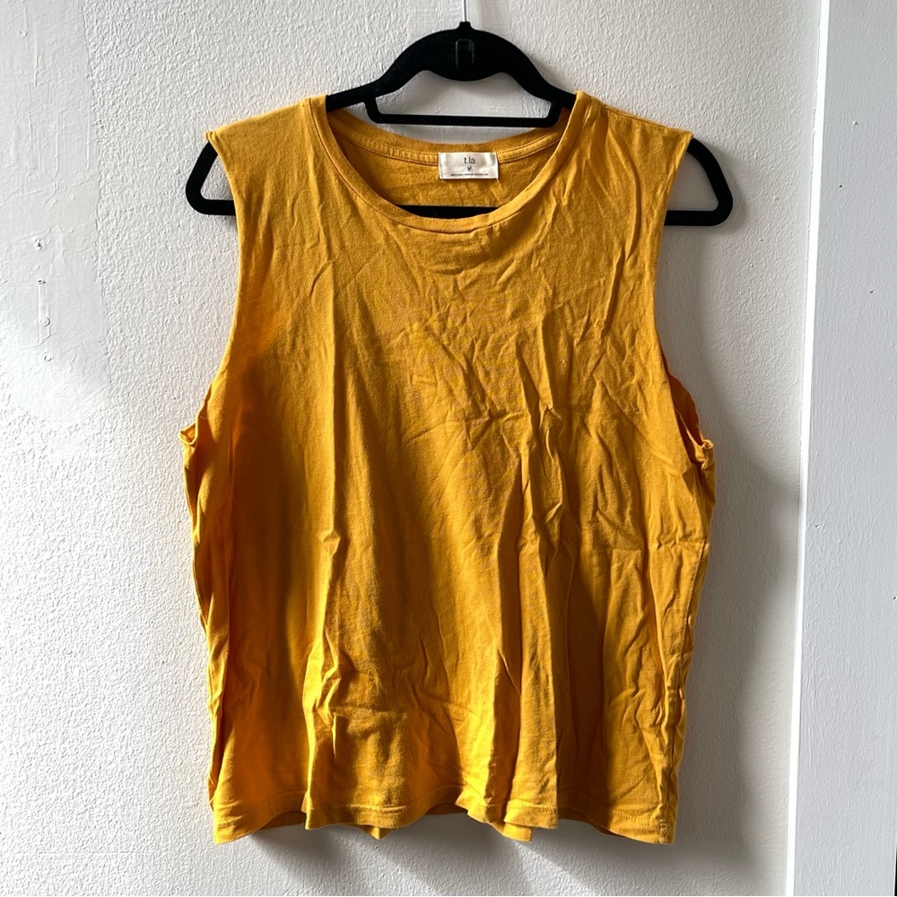 Anthropologie T.La Orange / Amber Muscle Tank Medium
